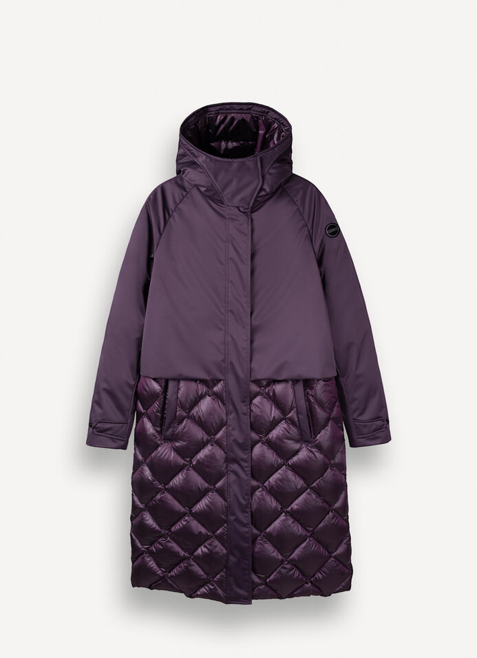 Long down-padded maxi-jacket image number 4