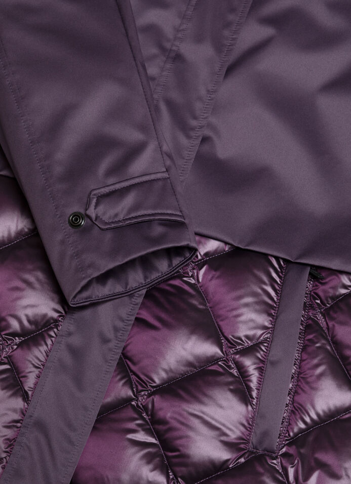 Long down-padded maxi-jacket image number 6