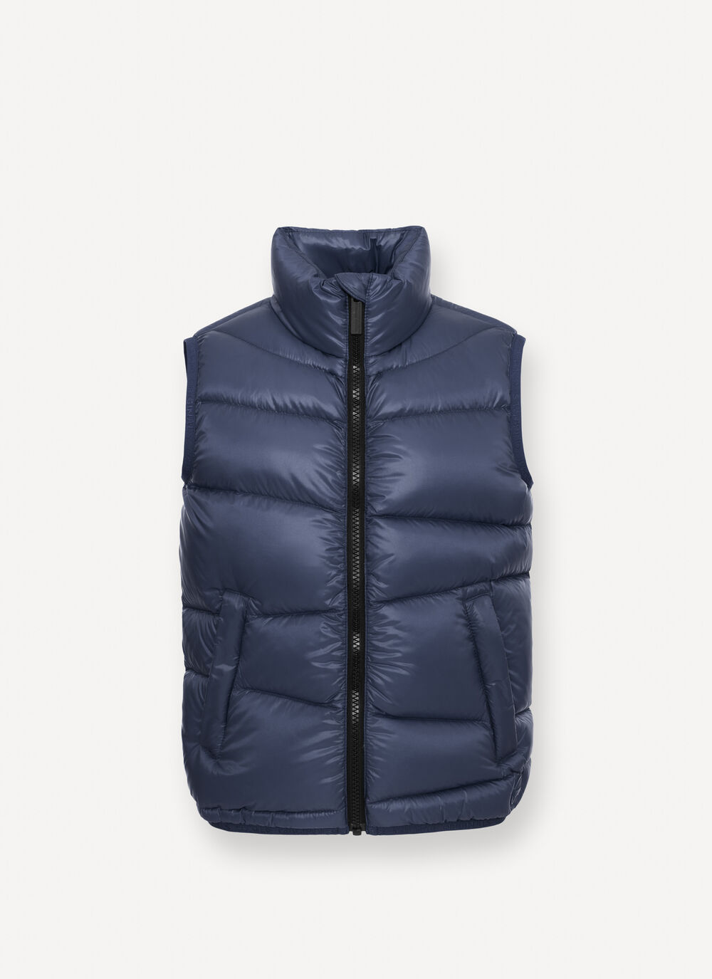Wave pattern down gilet  image number 4