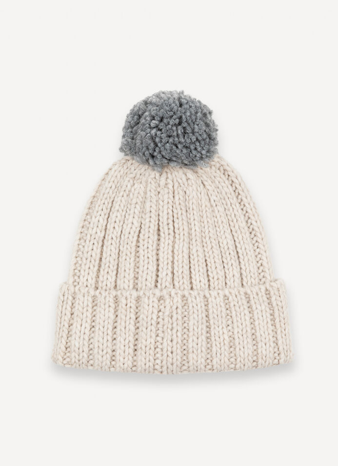 Unisex cap with pom-pom image number 2