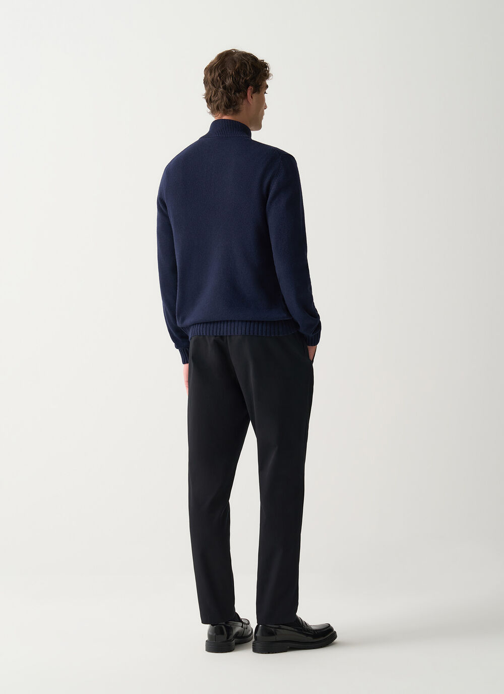 Branded half-zip pullover image number 3