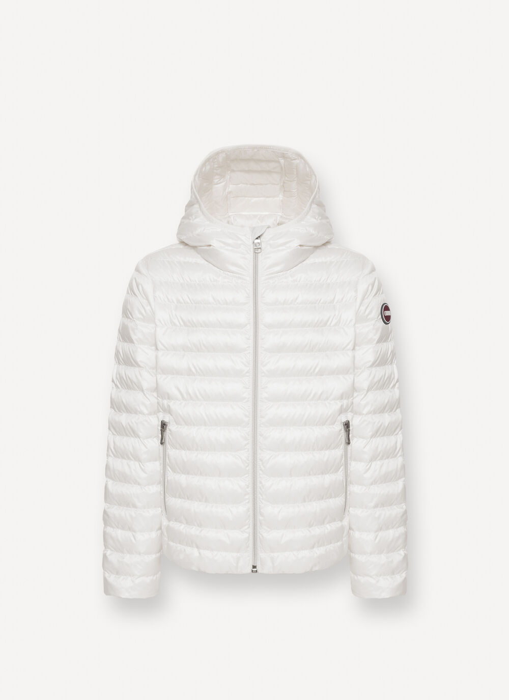 Down jacket with elasticated hem image number 4