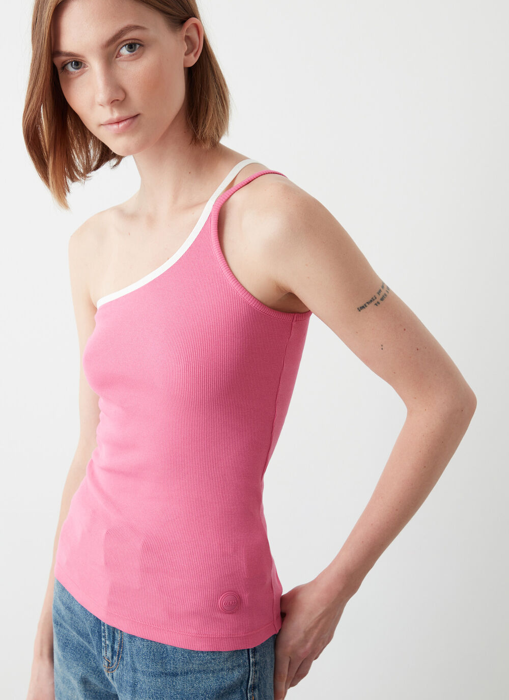 Asymmetrical vest top image number 1