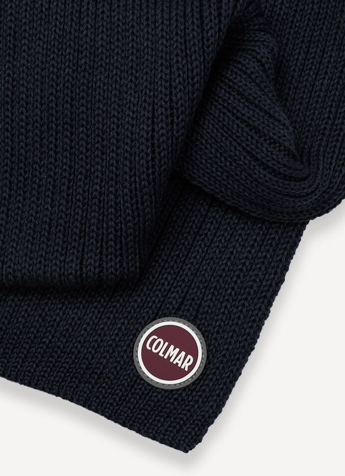 Unisex rib-knit scarf image number 4