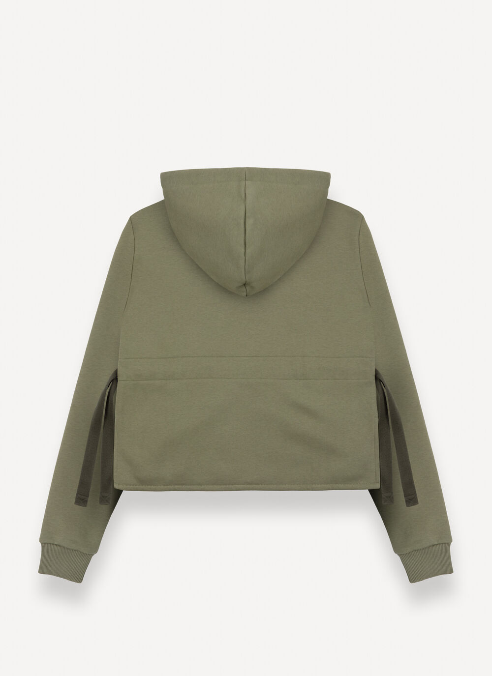 Sweat zipp&eacute; avec cordon de serrage &agrave; la taille image number 4