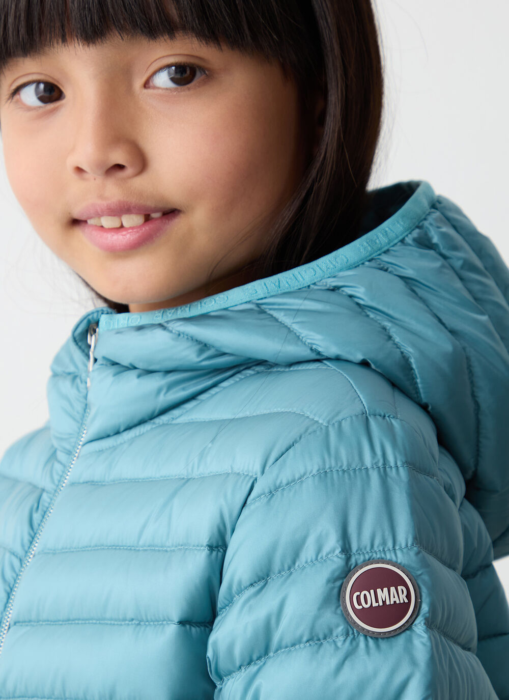 Down jacket with elasticated hem image number 0