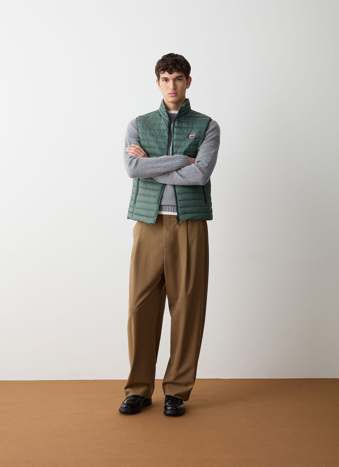 Quilted down vest image number 0