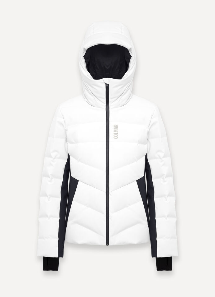 Shaping padded ski jacket image number 4