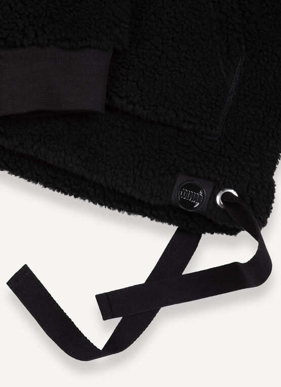 Teddy maxi-sweatshirt with hood