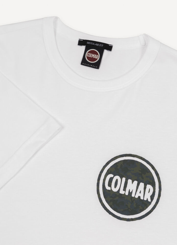 T-shirt with camouflage logo image number 6