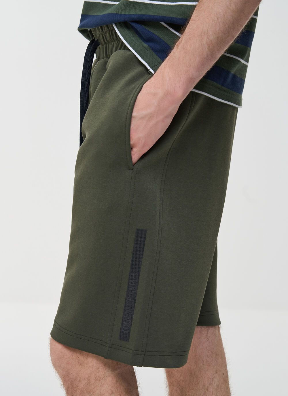 Cotton interlock shorts image number 2