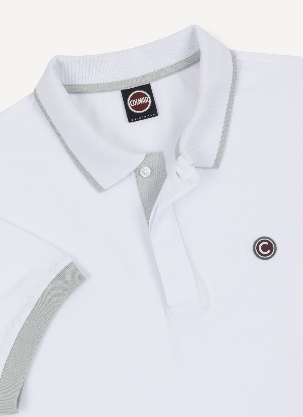 Stretch-Poloshirt mit farblich abgesetzten Details image number 6