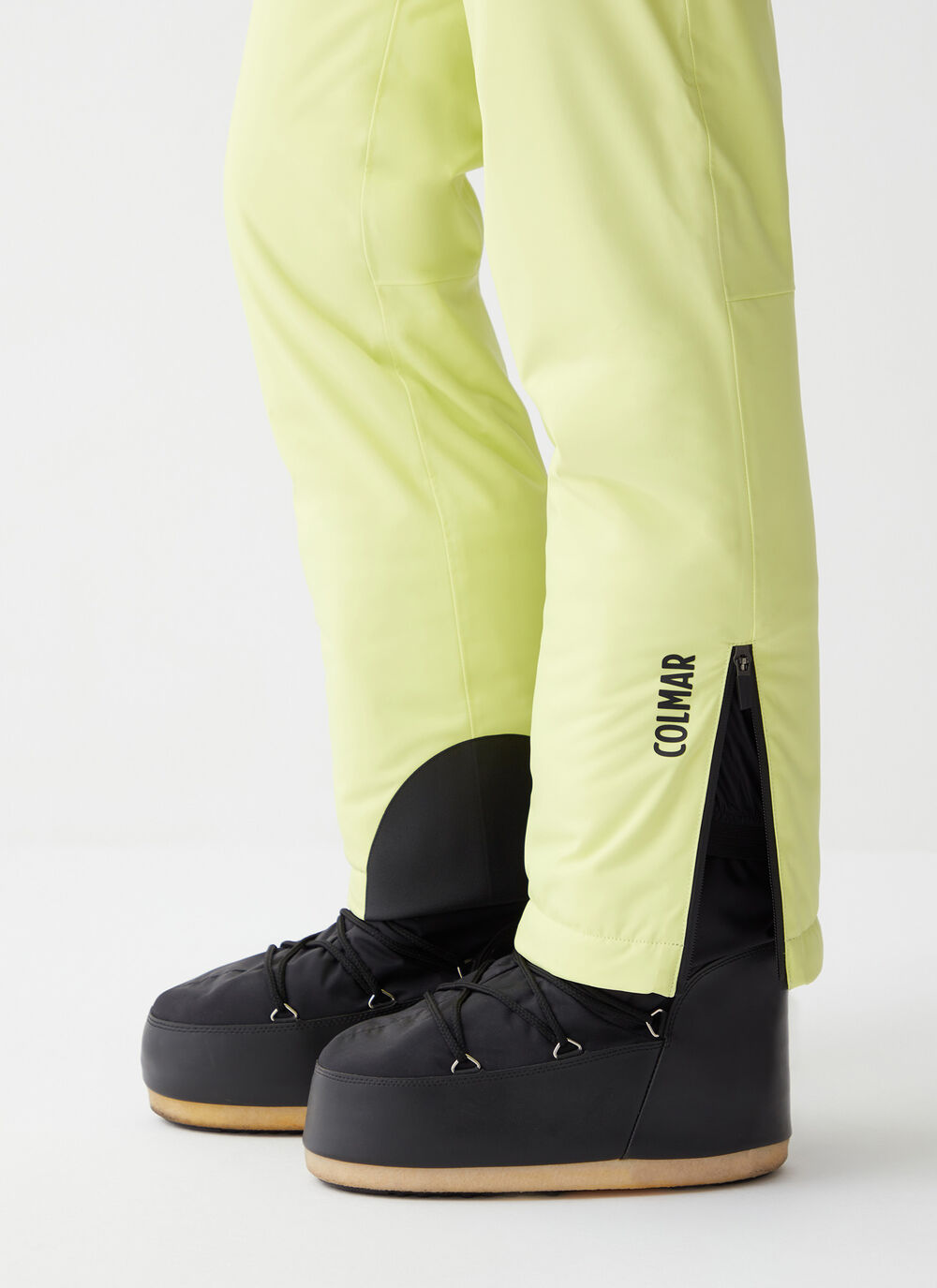 Padded ski pants with belt image number 1