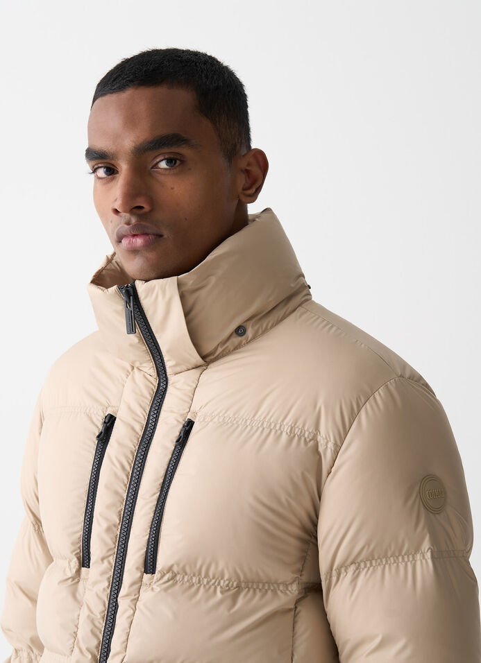 Puffy down jacket with hood image number 2