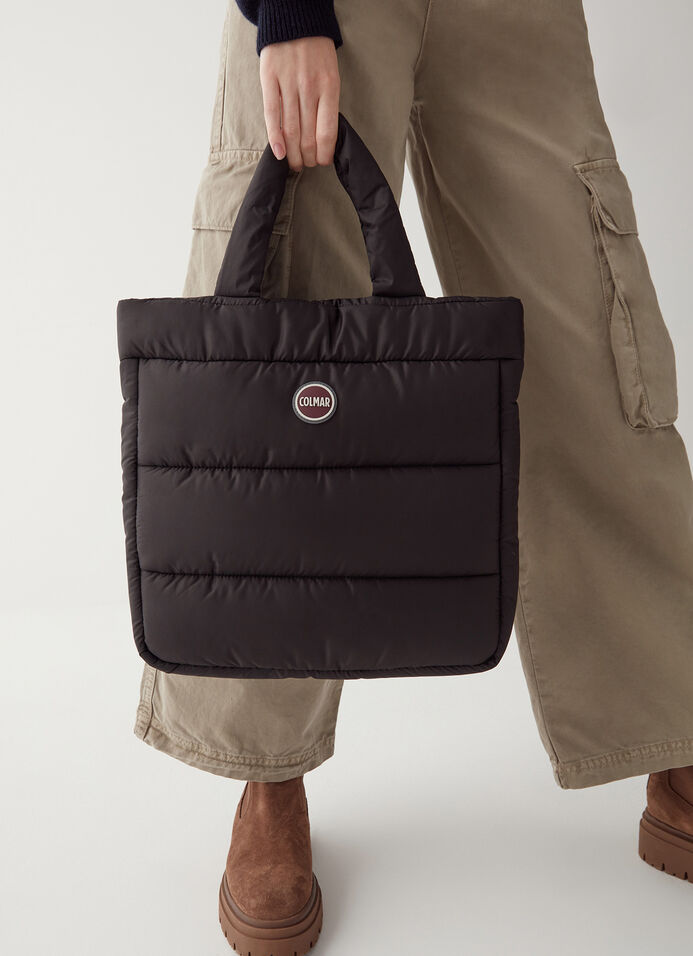 Bolso shopper acolchado y con relleno image number 0