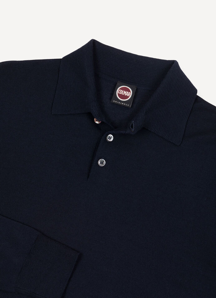 Polo ultrafino de lana merina image number 6