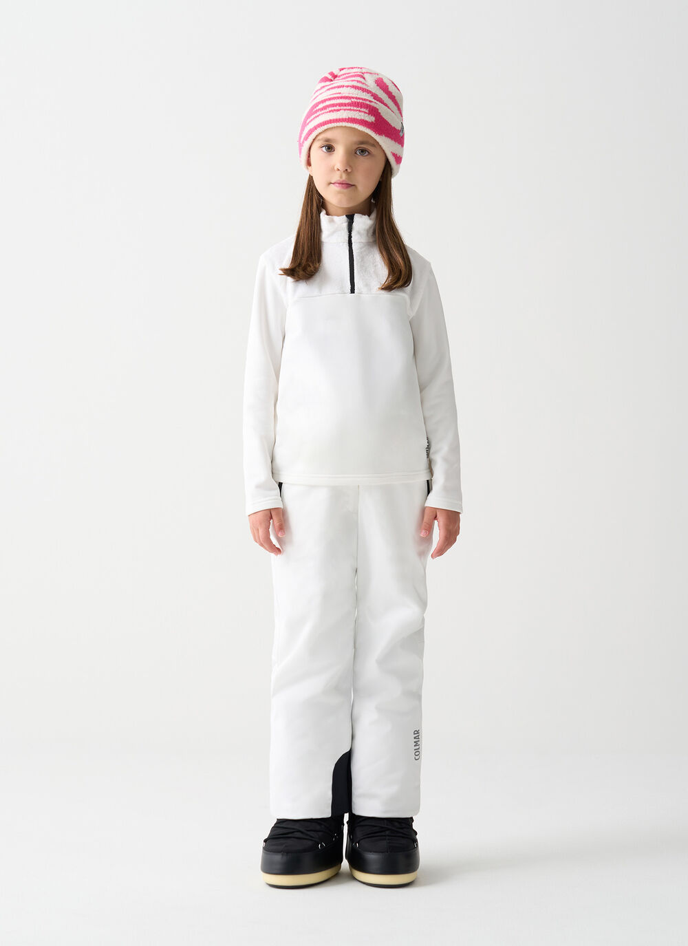 Girl's ski fleece with teddy insert image number 1