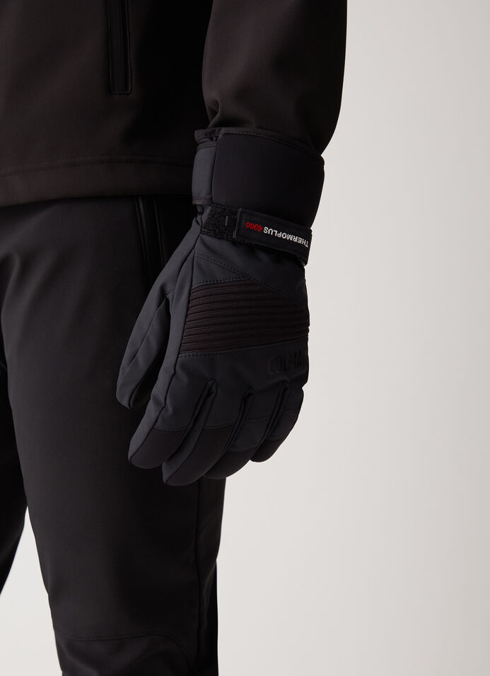 Extra warm ski gloves with protectors image number 0
