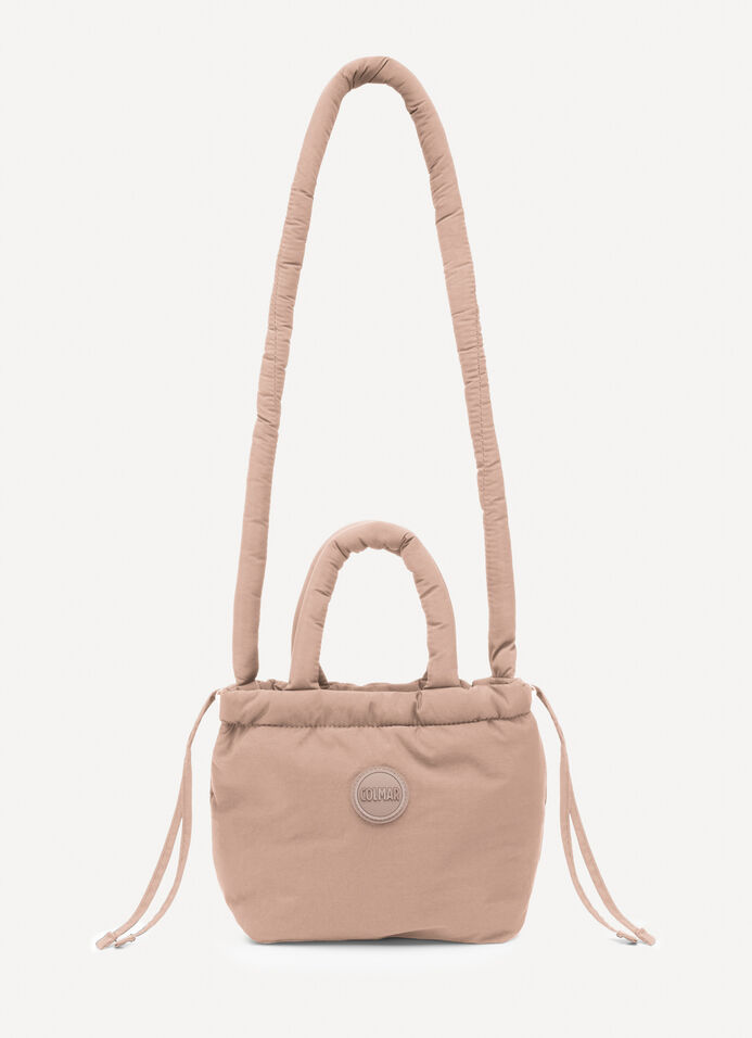 Puffy bucket bag