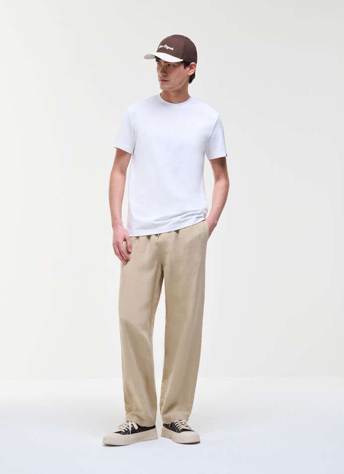 Stretch T-shirt in technical piqu&eacute;