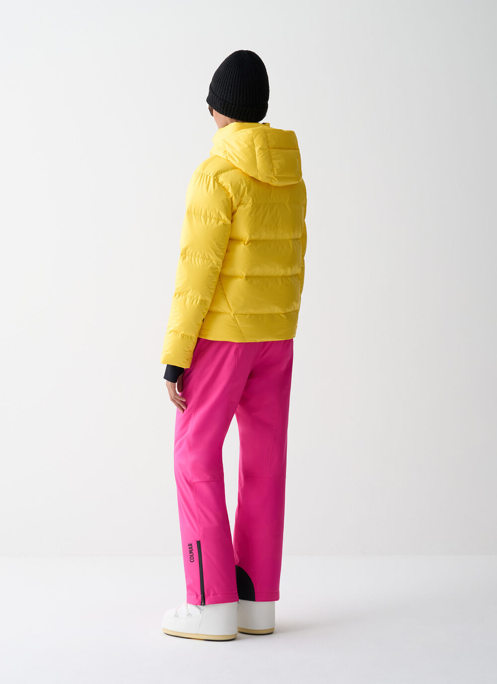 Puffy padded ski jacket image number 3