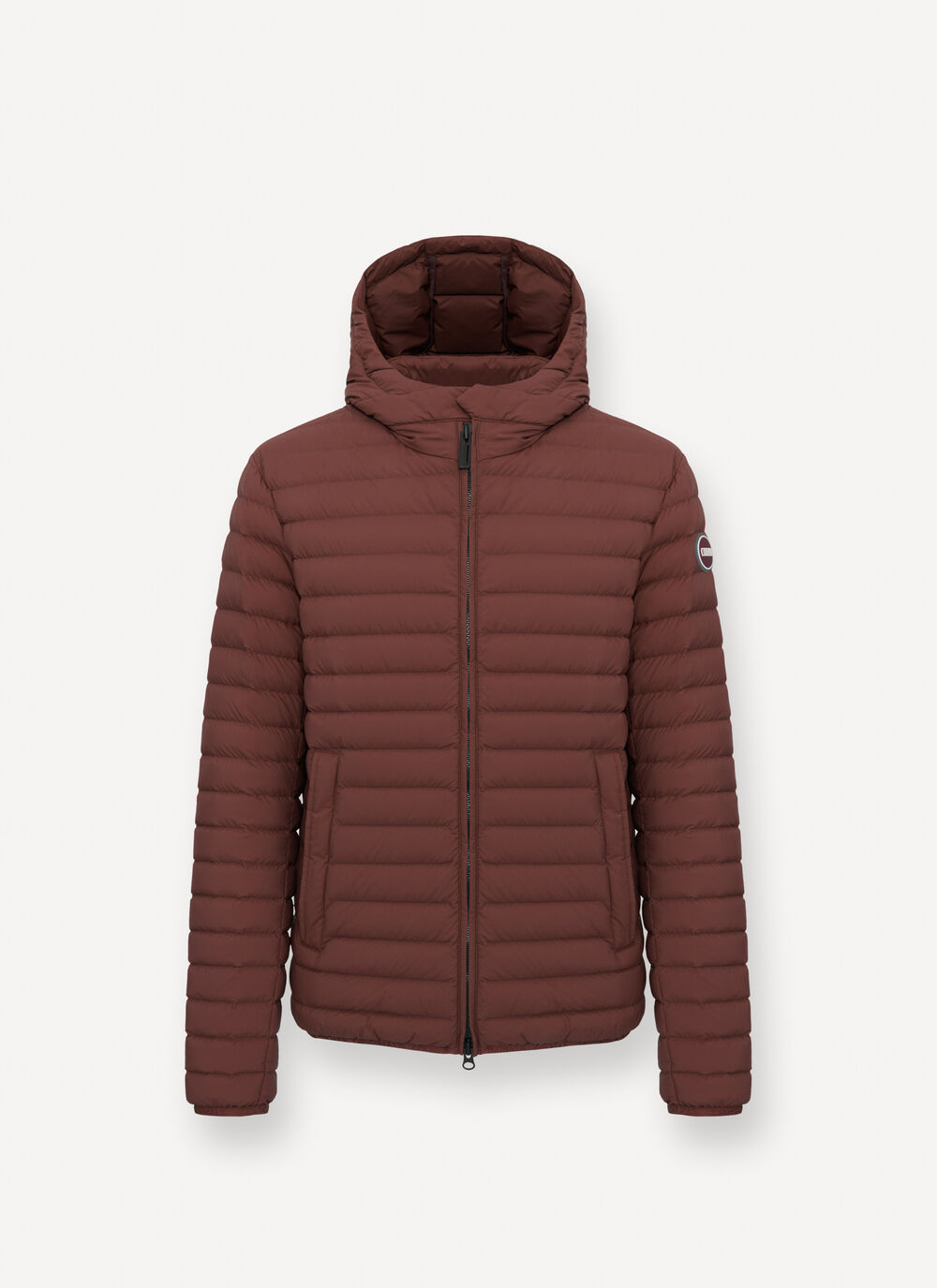 Light down jacket with hood image number 4