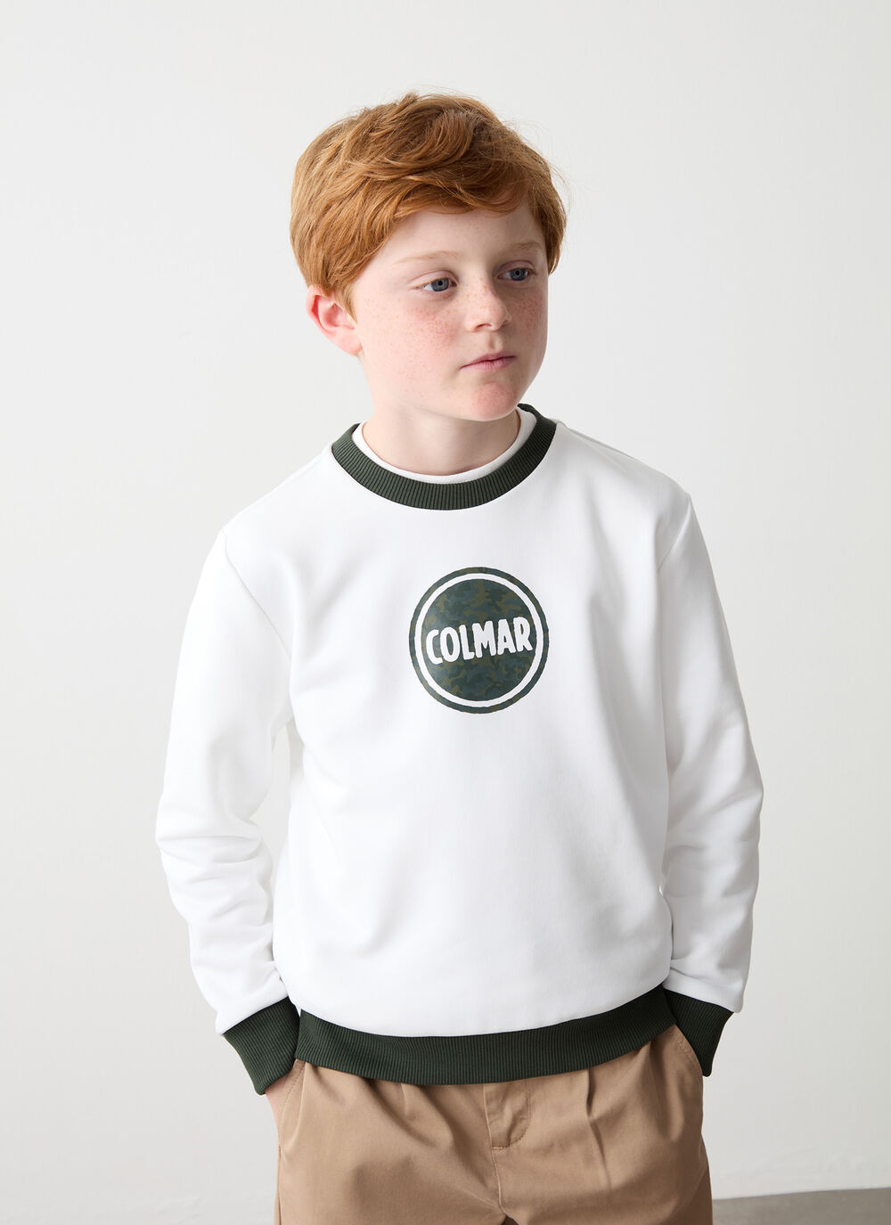 Sweatshirt with camouflage logo image number 2