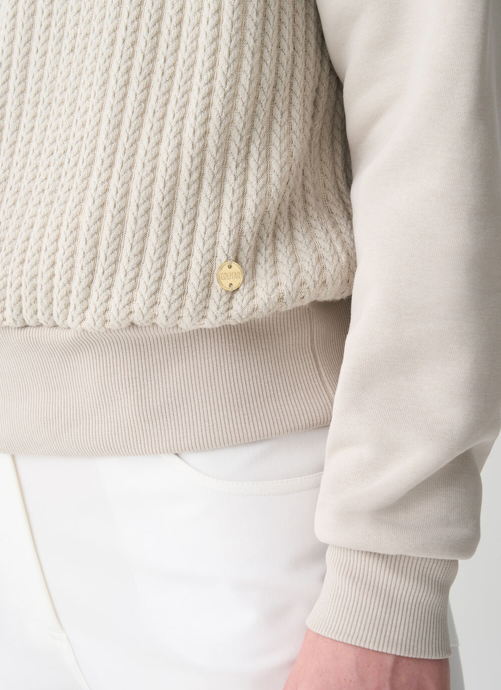 Cable-knit sweatshirt image number 2