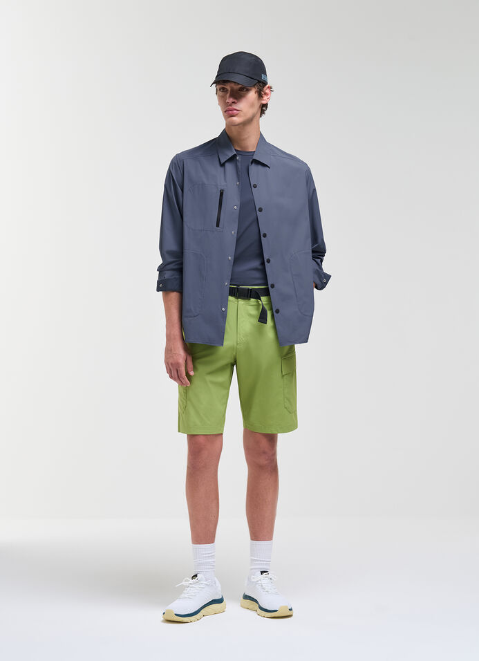 Bielastic Fabric Cargo Bermuda Shorts