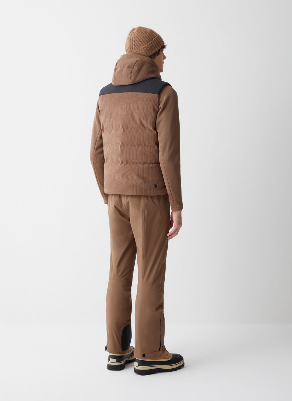 Pufferweste aus Samt image number 3