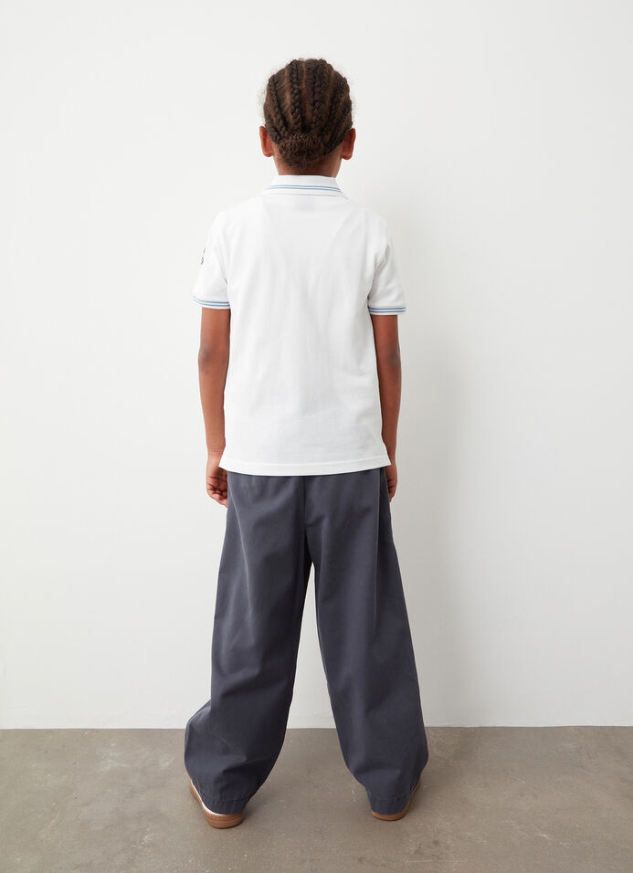 Poloshirt mit farblich abgesetzten Streifen image number 3