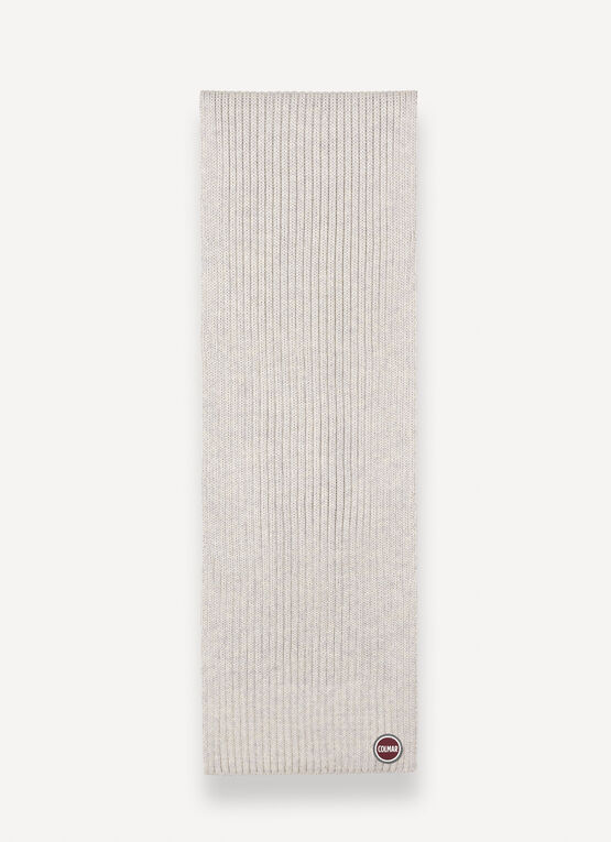 Unisex rib-knit scarf