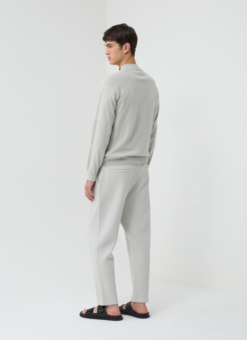 Pullover with asymmetrical zip  image number 3