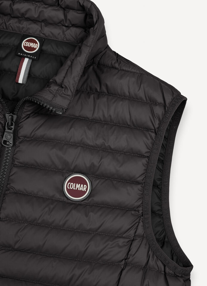 Quilted down vest image number 6