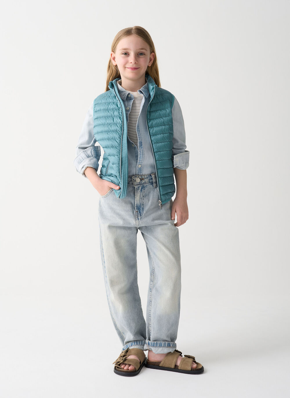 Quilted down gilet image number 0