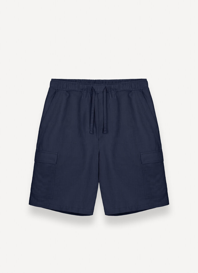 Linen safari shorts image number 4