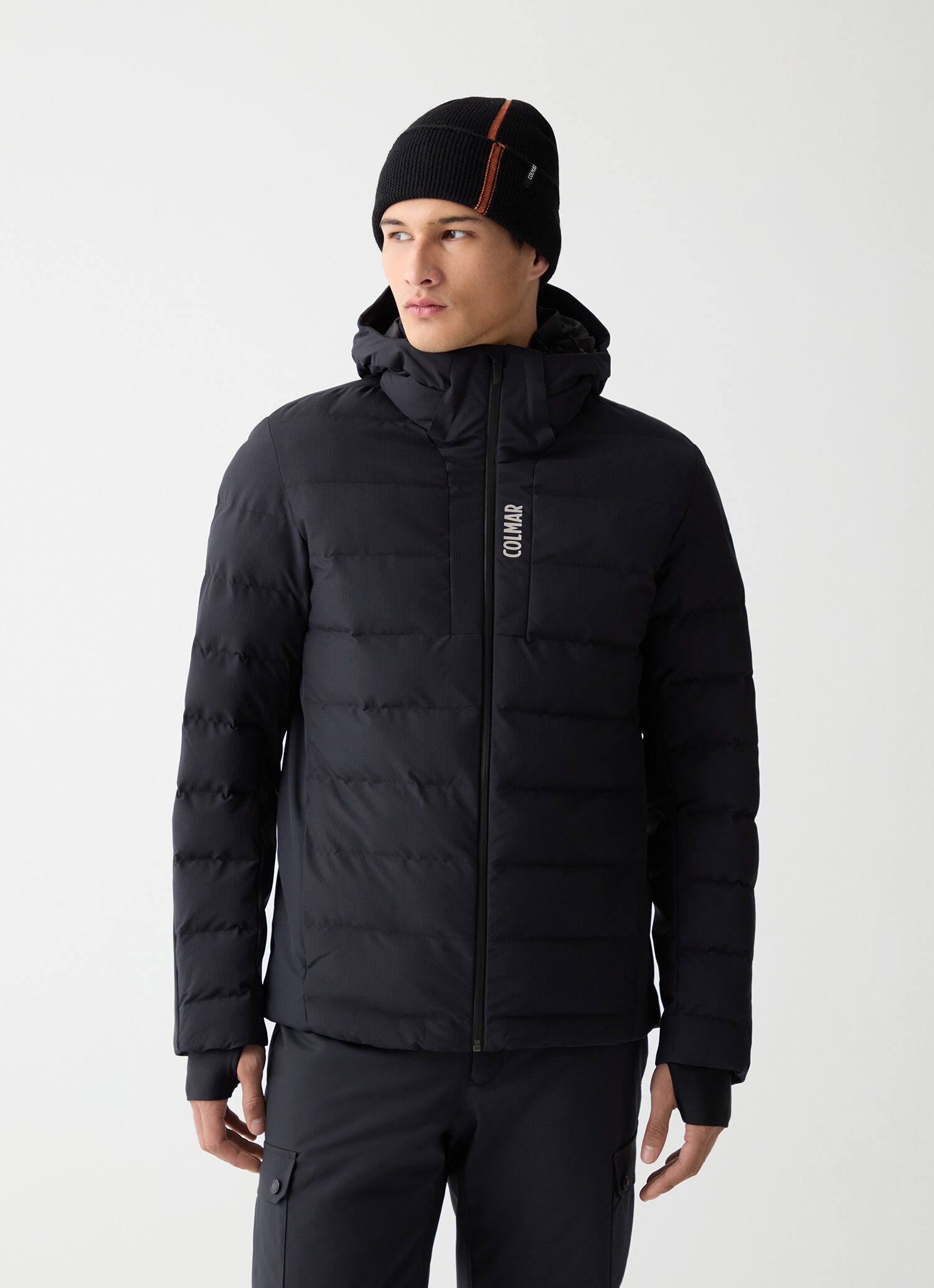Quilted ski jacket store