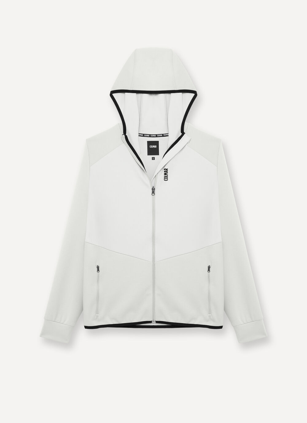 Full-zip stretch hoodie image number 4