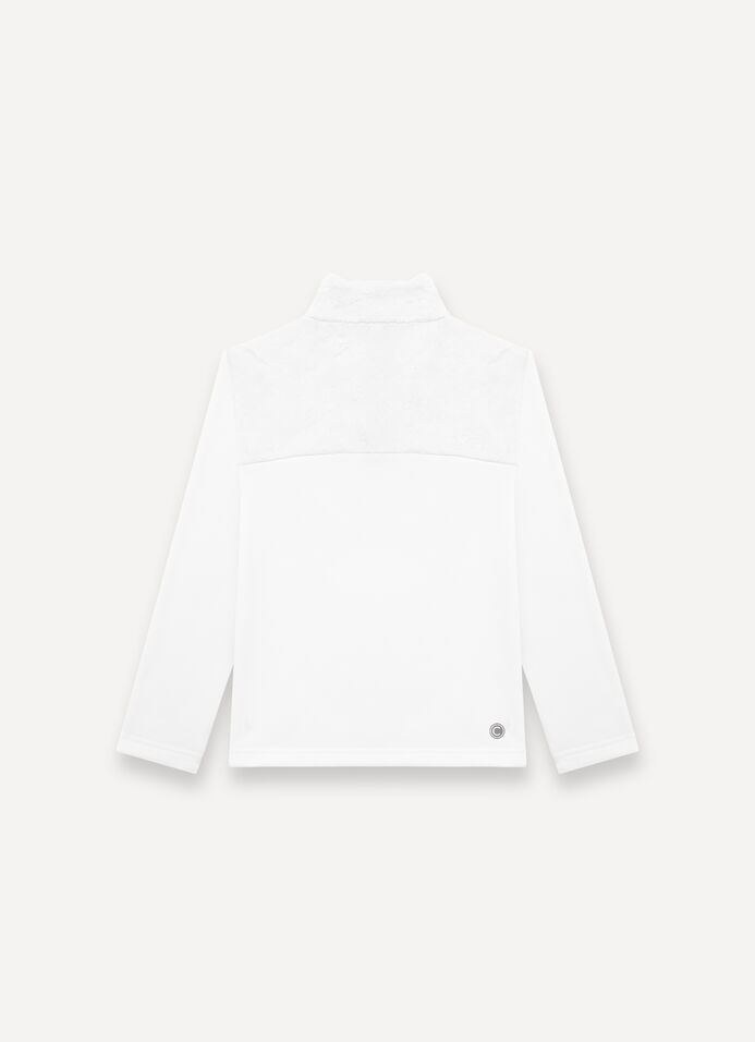 Girl's ski fleece with teddy insert image number 5