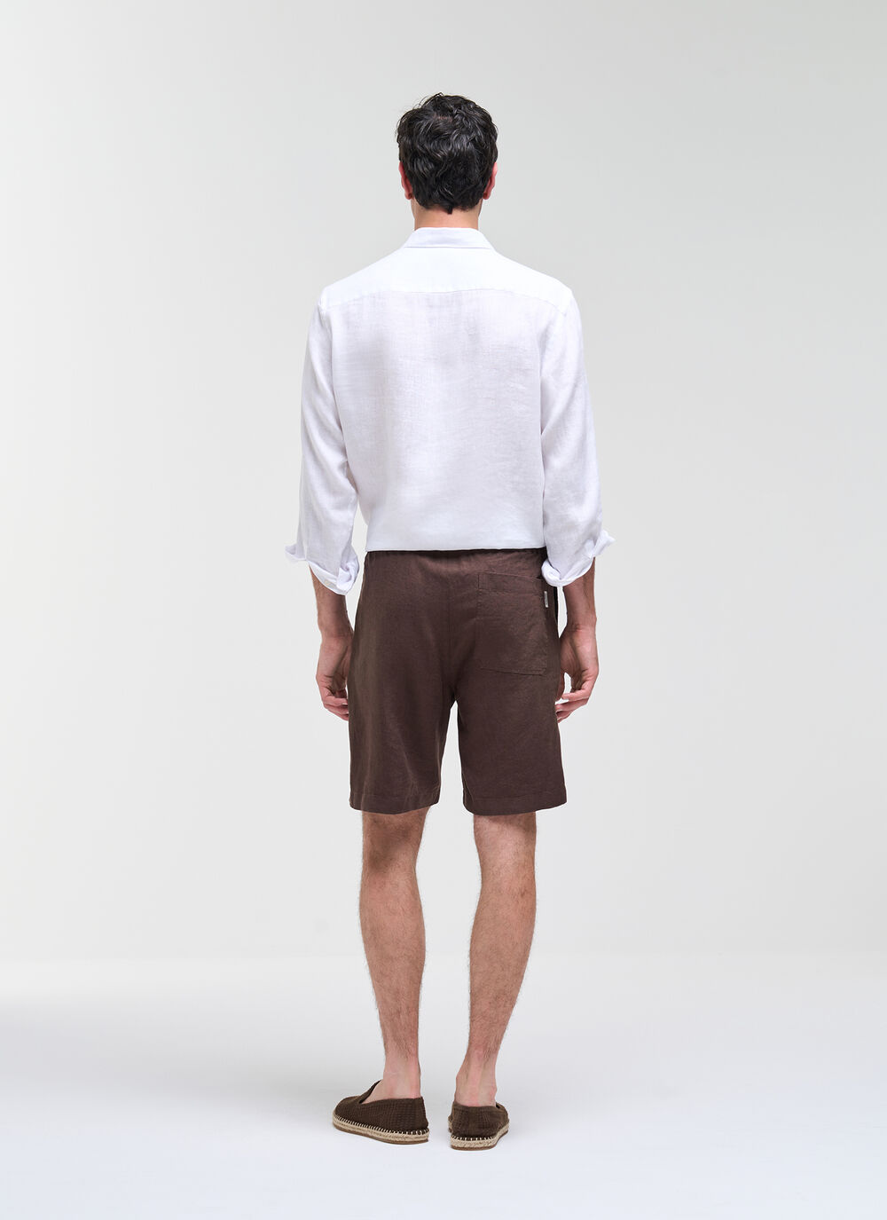 Linen Bermuda Shorts image number 3