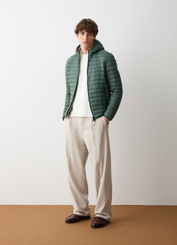 Herbstliche Daunenjacke mit Kapuze image number 0