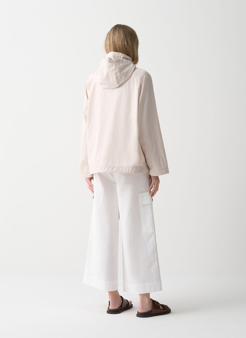 Cotton oversized jacket image number 3
