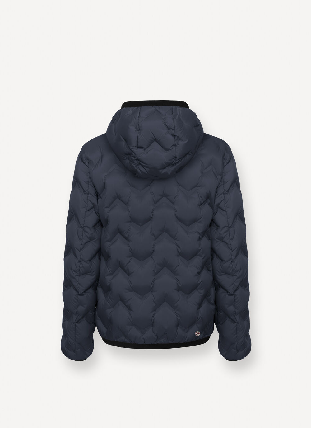 Short down jacket with seamless design image number 5