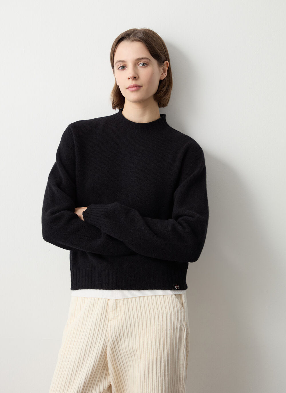 100% wool crew-neck pullover image number 0