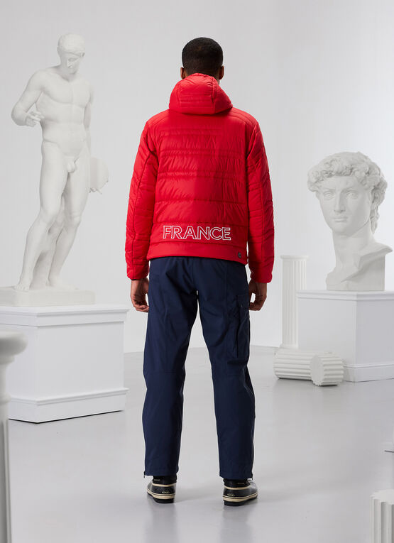 French national team quilted jacket 