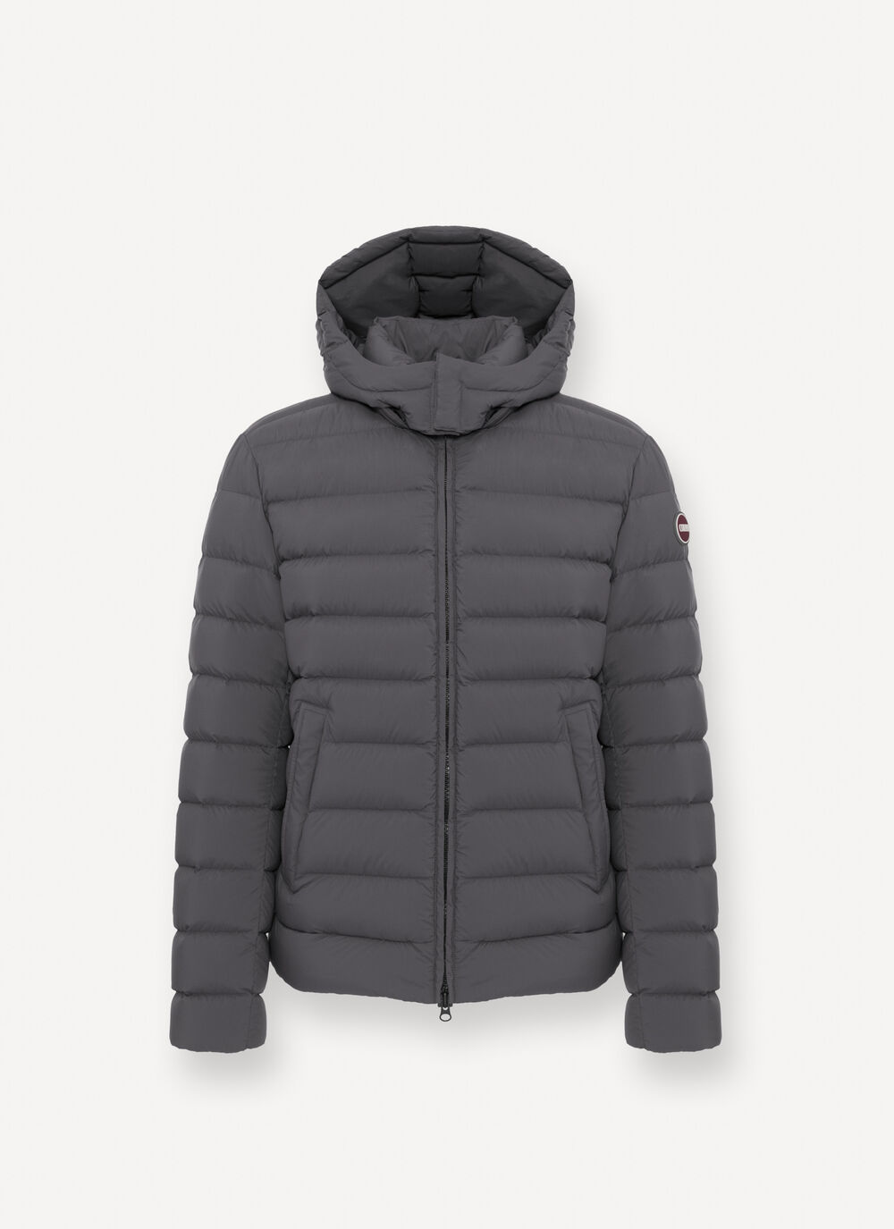 Down jacket with detachable hood image number 4