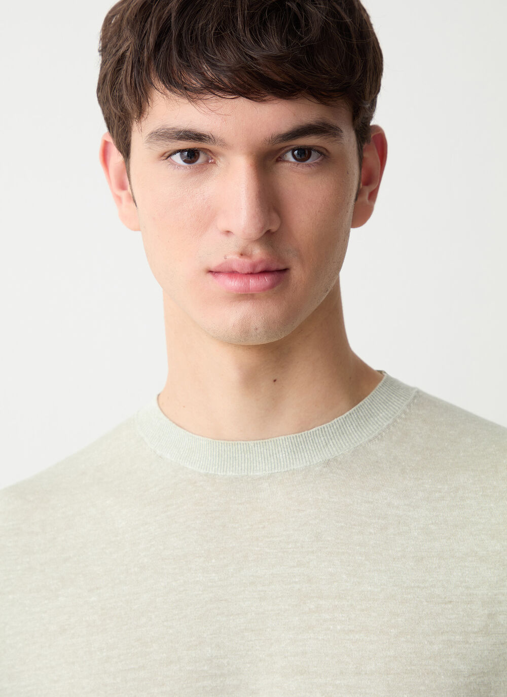 Lightweight linen and cotton sweater image number 2