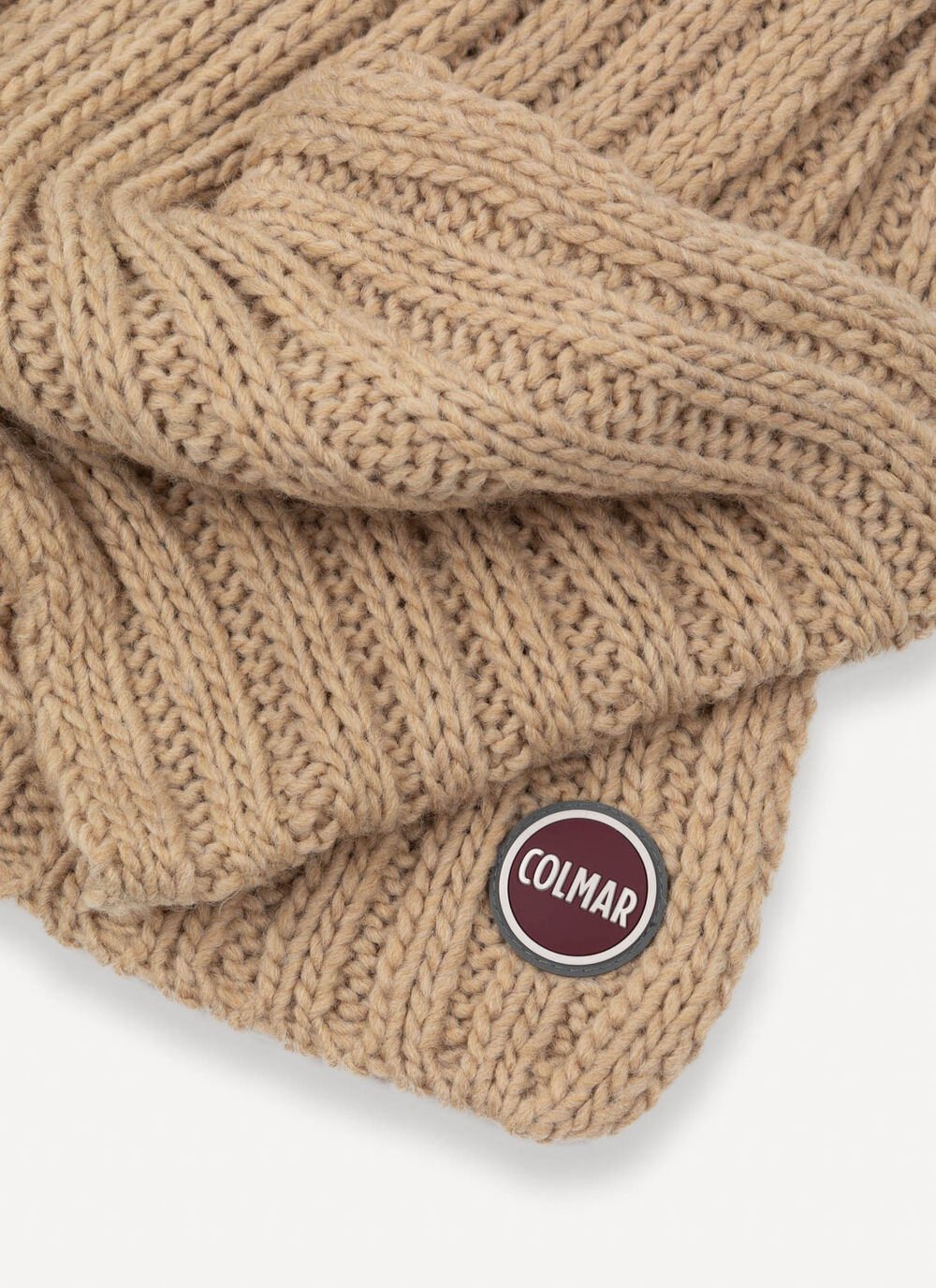 Long unisex rib-knit scarf image number 3