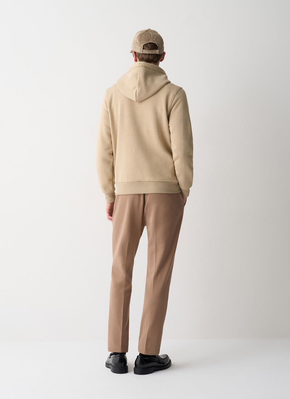 Melange hooded sweatshirt image number 3