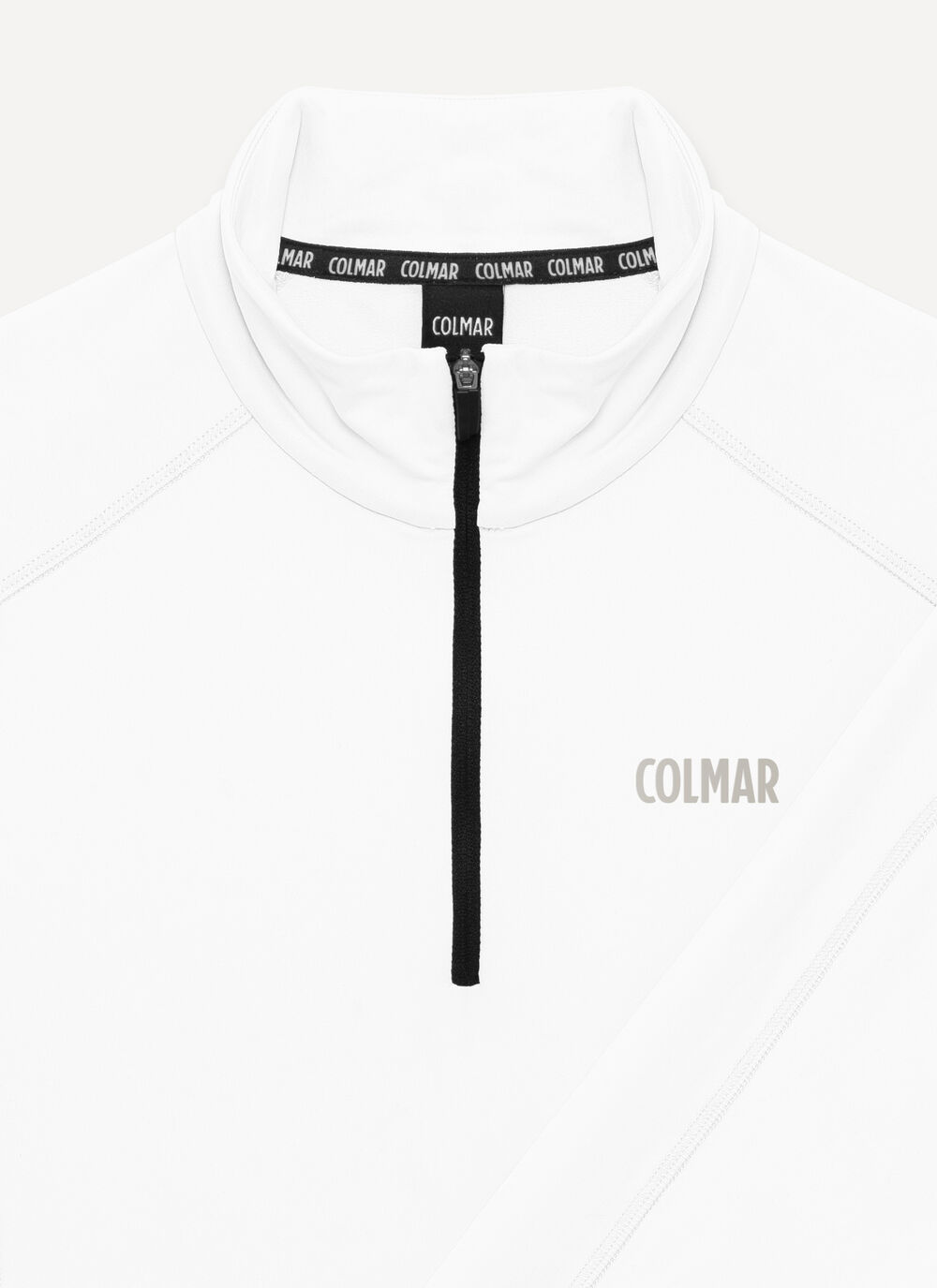 Thermal stretch ski jumper with half-zip image number 6